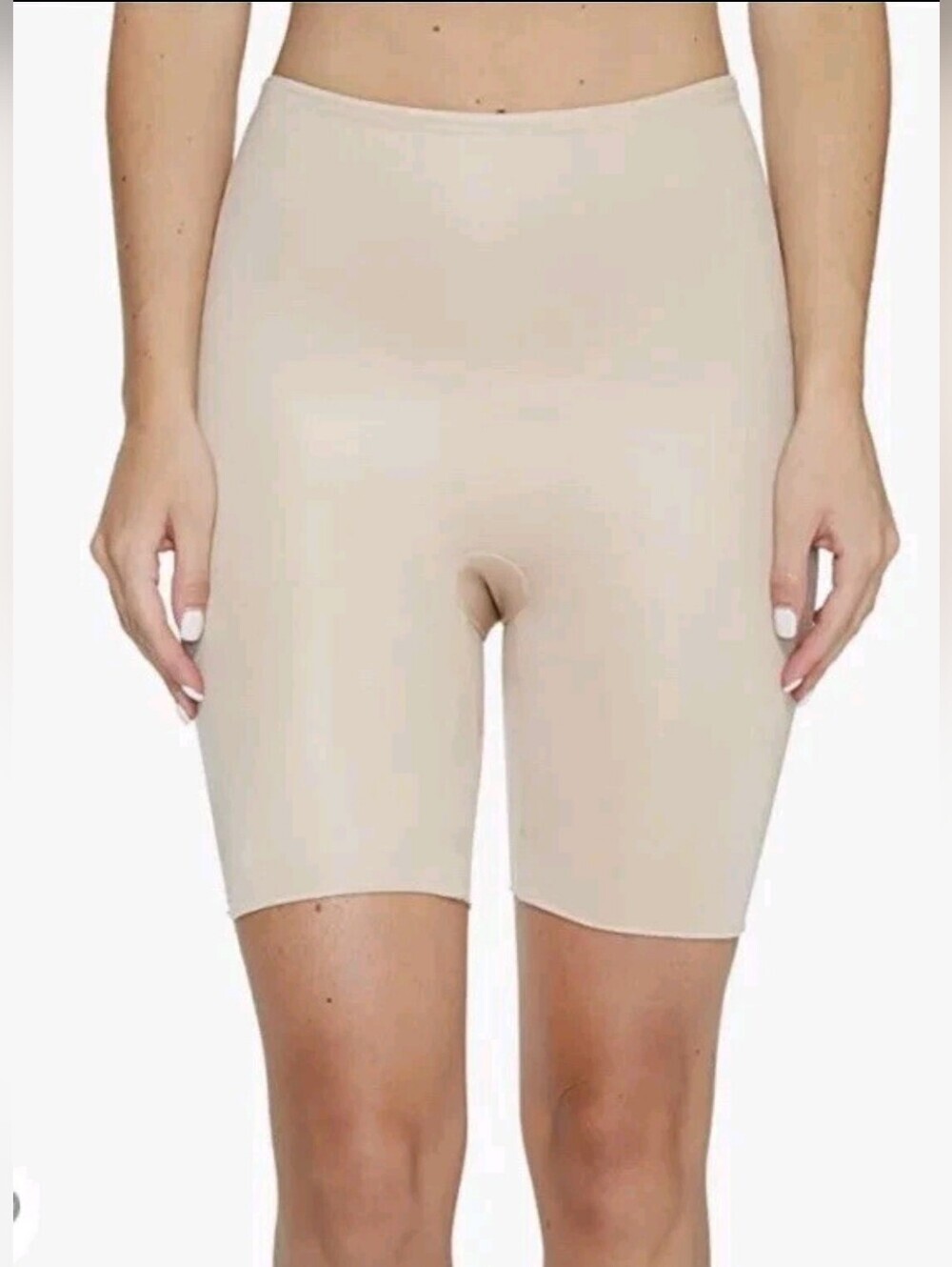 Spanx Thinstincts High Waisted Shapewear Shorts Size Small Nude 10006R Seamless